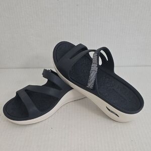 Skechers Foamies Blue Women's Sandals Size 7